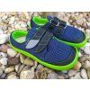 BEDA BLUE LIME sietované tenisky s okopom