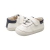 OLD SOLES PAVE REBEL PAVE- SNOW/NAVY- kožné topánky/ tenisky