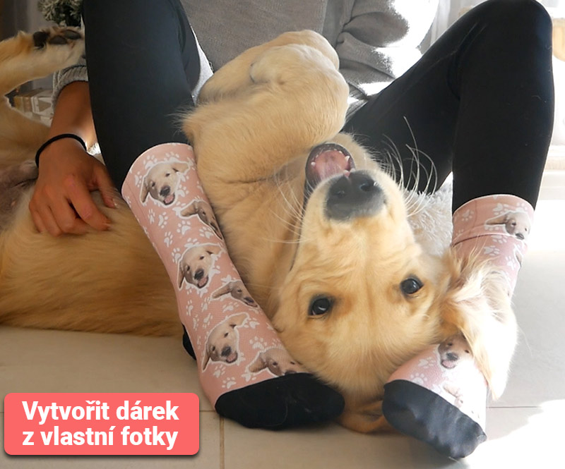 ponožky s fotkou