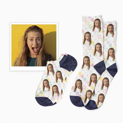 jarní ponožky s potiskem