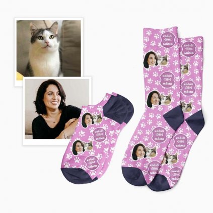 ponožky pro kočičí mámu