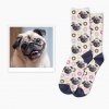 ponožky s vlastní fotkou s vlastním psem donuts