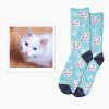 zimní ponožky s kočkou