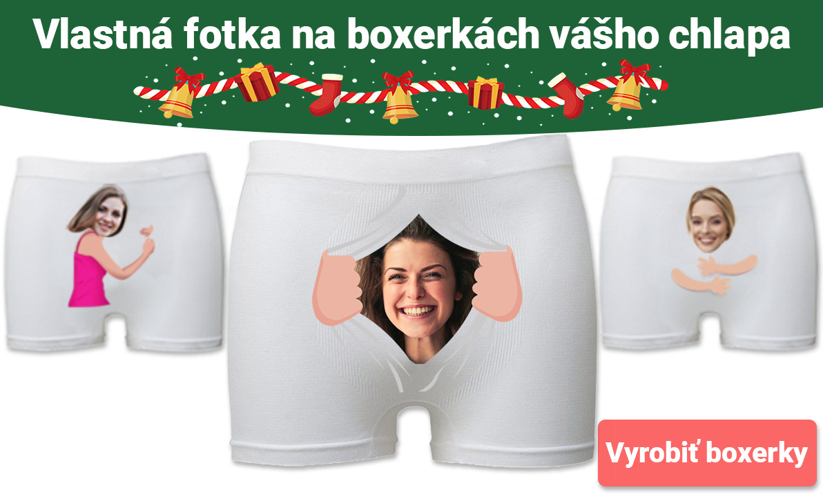 boxerky s fotkou
