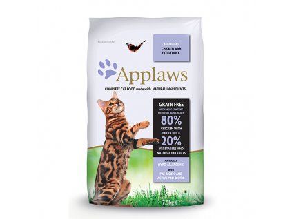 Applaws granule Cat Adult Kuře s kachnou 7,5kg