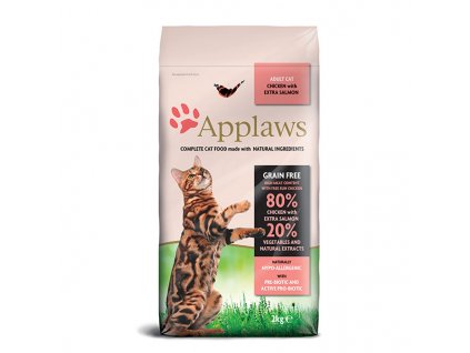 Applaws granule Cat Adult Kuře s lososem 2kg