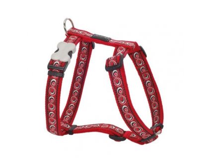 Red Dingo postroj – Cosmos Red – 12 mm x 30-44 cm