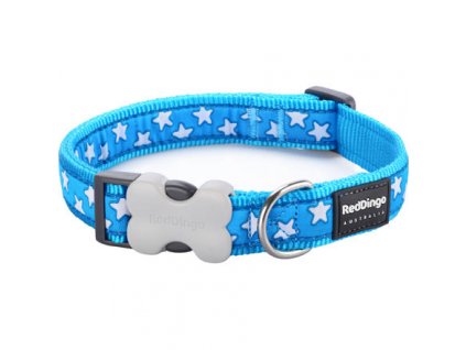 Red Dingo obojek – Stars White – 25 mm x 41-63 cm