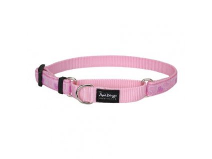 Red Dingo obojek polostahovací – Breezy Love Pink – 15 mm x 26-40 cm