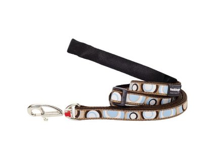 Red Dingo vodítko – Circadelic Brown – 15 mm x 1,8 m