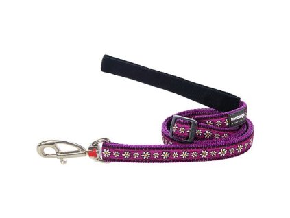 Vodítko Red Dingo 15 mm x 1,8 m - Daisy Chain Purple