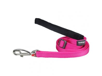 Red Dingo vodítko – Hot Pink – 15 mm x 1,8 m