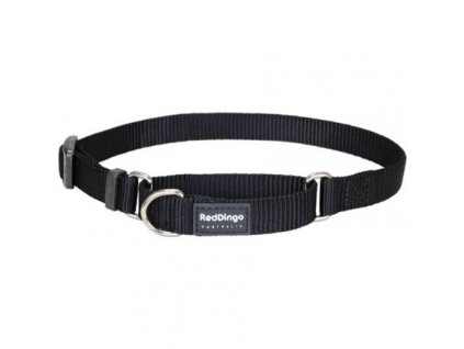 Obojek polostahovací Red Dingo 20 mm x 33-50 cm - Jednob. - Černá