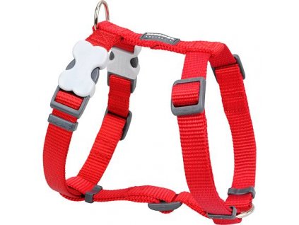 Postroj Red Dingo 20 mm x 45-66 cm - Jednobar. - Červená