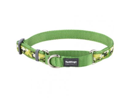 Red Dingo obojek polostahovací – Camouflage Green – 25 mm x 41-62 cm