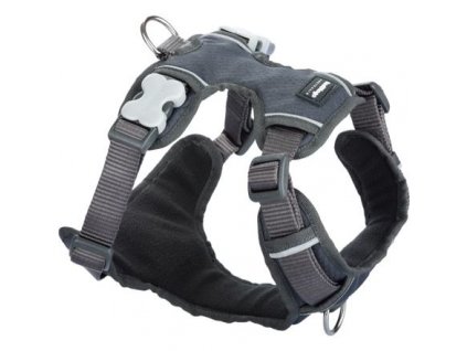 Red Dingo postroj polstrovaný – Grey – 25 mm x 72-112 cm