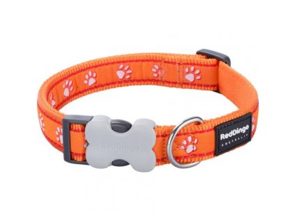 Obojek Red Dingo 20 mm x 30-47 cm - Desert Paws Orange