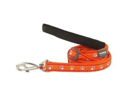 Red Dingo vodítko – Desert Paws Orange – 20 mm x 1,8 m