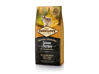 Carnilove Dog Salmon & Turkey for LB Adult 12kg