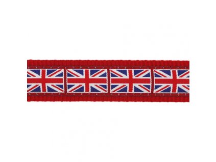 Vodítko Red Dingo přep. 25 mm x 2 m - Union Jack Flag