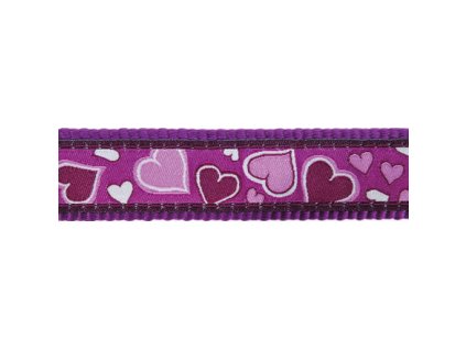 Red Dingo vodítko přepínací – Breezy Love Purple – 15 mm x 2 m