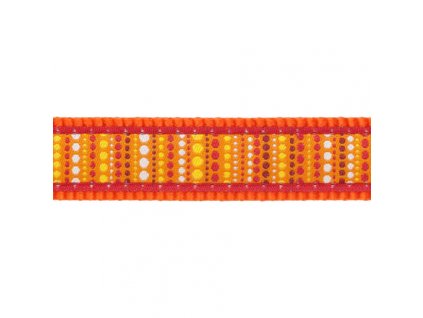 Red Dingo vodítko přepínací – Lotzadotz Orange – 20 mm x 2 m