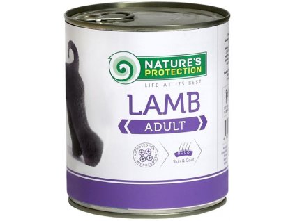 Nature's Protection Dog konz. Adult jehně 800 g