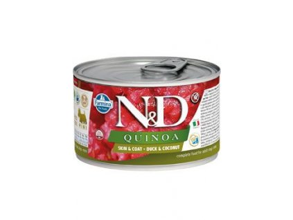 N&D DOG QUINOA Adult Duck & Coconut Mini 140g 1+1 zdarma