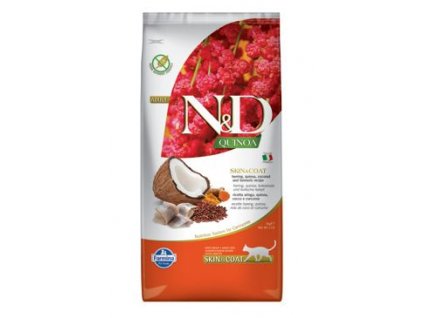 N&D Quinoa CAT Skin & Coat Herring & Coconut 5kg