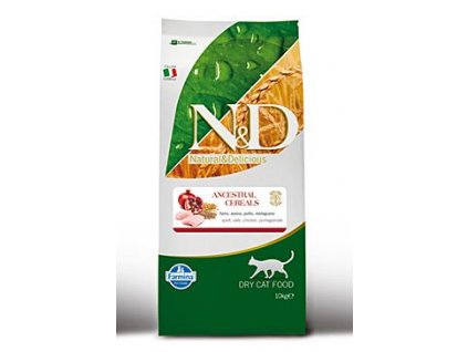 N&D LG CAT Adult Chicken & Pomegranate 10kg