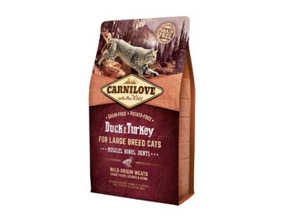 Carnilove Cat LB Duck&Turkey Muscles,Bones,Joints 2kg