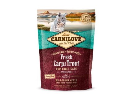 Carnilove Cat Fresh Carp & Trout Sterilised Adult 400g