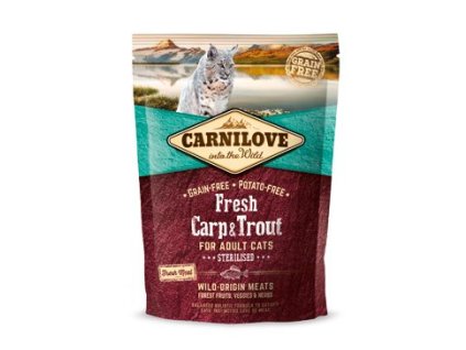 Carnilove Cat Fresh Carp & Trout - Sterilized 0,4kg