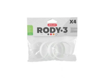 Komponenty Rody 3-spojovací kroužek bílý 4ks Zolux