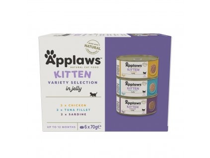 Applaws konzerva Cat Kitten Jelly Multipack 6x70g