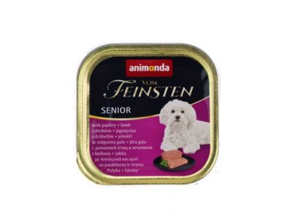 Animonda pes VOM FEINSTEN paštika Senior drůb/jeh.150g