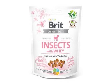 Brit Care Dog Crunchy Crack.Insec.Puppy Whey Prob 200g