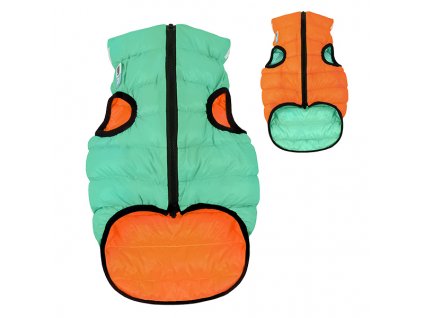 AiryVest Lumi bunda pro psy luminiscenční/oranžová S 40