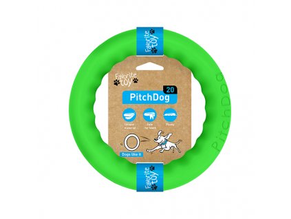 PitchDog tréninkový Kruh pro psy zelený Small