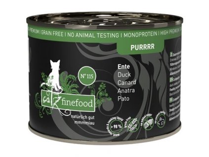 Catz Finefood Pure s kachním masem 200 g