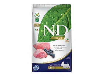 N&D PRIME DOG Adult Mini Lamb & Blueberry 2,5kg