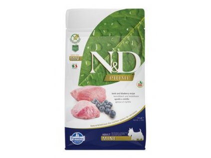 N&D PRIME DOG Adult Mini Lamb & Blueberry 800g