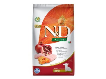 N&D Pumpkin DOG Puppy Mini Chicken & Pomegranate 2,5kg