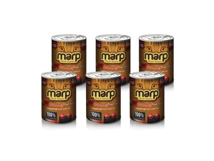 Marp Beef konzerva pro kočky s hovězím 6x400g