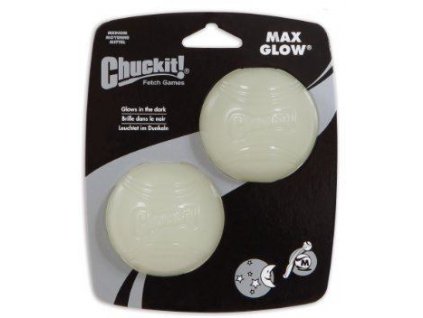 Míček Glow Medium 6,5 cm - svítící - 2 na kartě