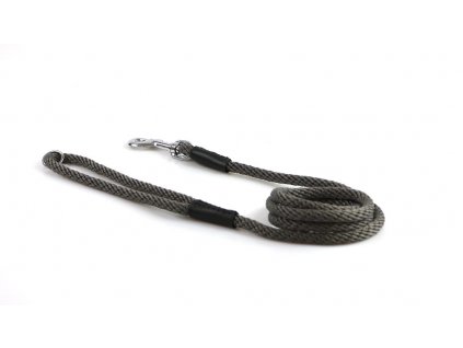 Aminela lanové vodítko 8mm/150cm šedé SLEVA 20% VÝPRODEJ