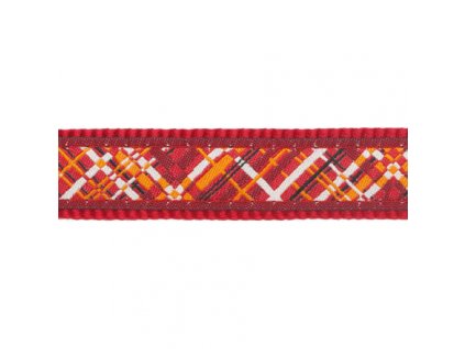 Vodítko Red Dingo přep. 12 mm x 2 m - Flanno Red