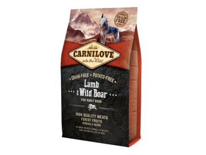 Carnilove Dog Lamb & Wild Boar for Adult 4kg