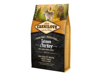 Carnilove Dog Salmon & Turkey for LB Adult 4kg