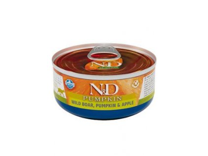 N&D CAT PUMPKIN Adult Boar & Apple 70g 1+1 zdarma
